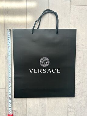 Versace Black Shopping Bag